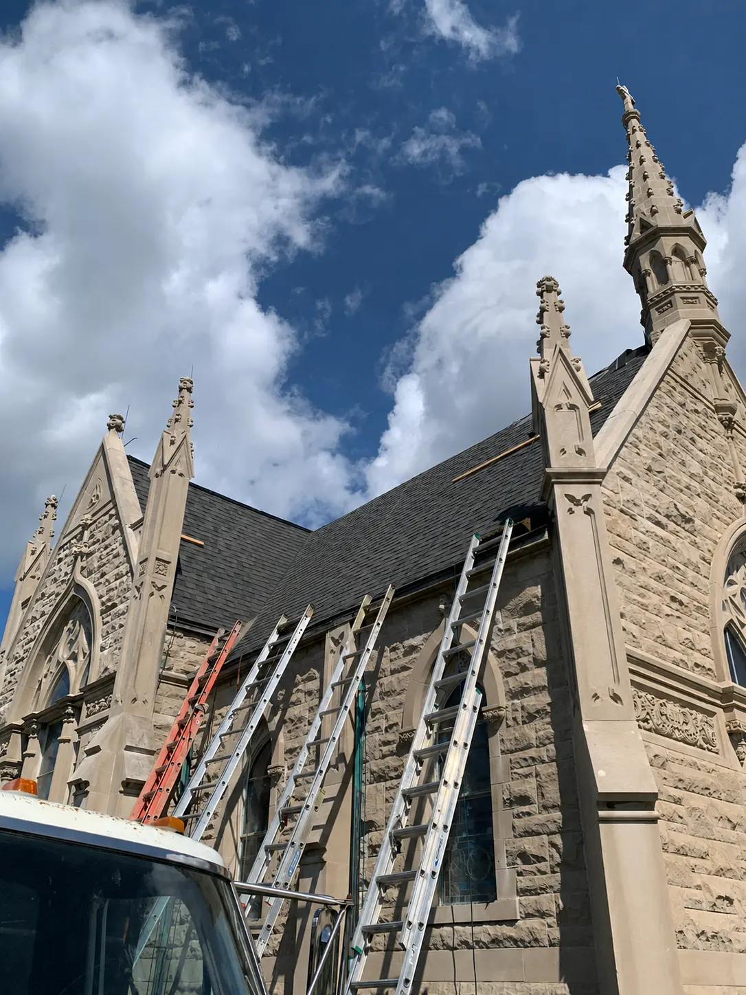Barnes Roofing & Guttering church